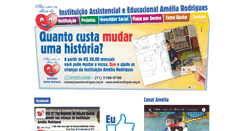 Desktop Screenshot of ameliarodrigues.org.br